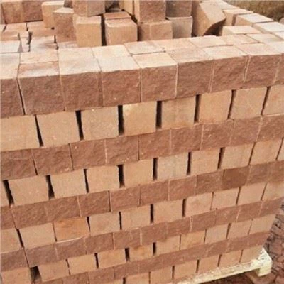 Teil Llawr Cobblestone Porphyry Coch