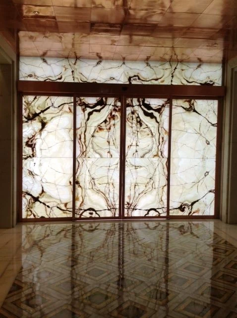 Backlit White Stone