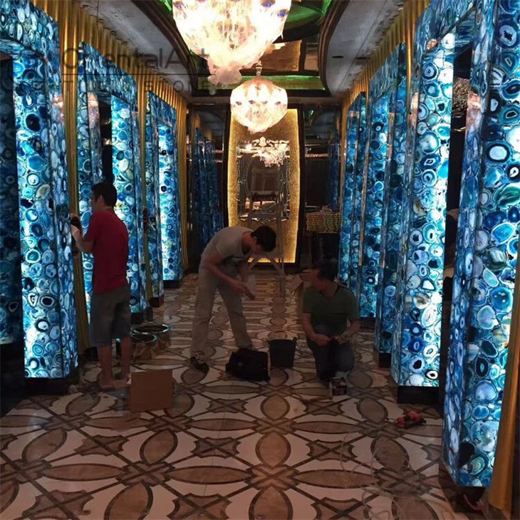 New Design Marble Led Lumi Stone Slab